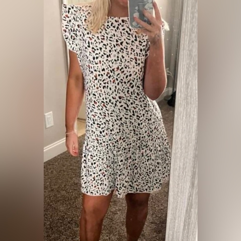 Cheetah Print Dress